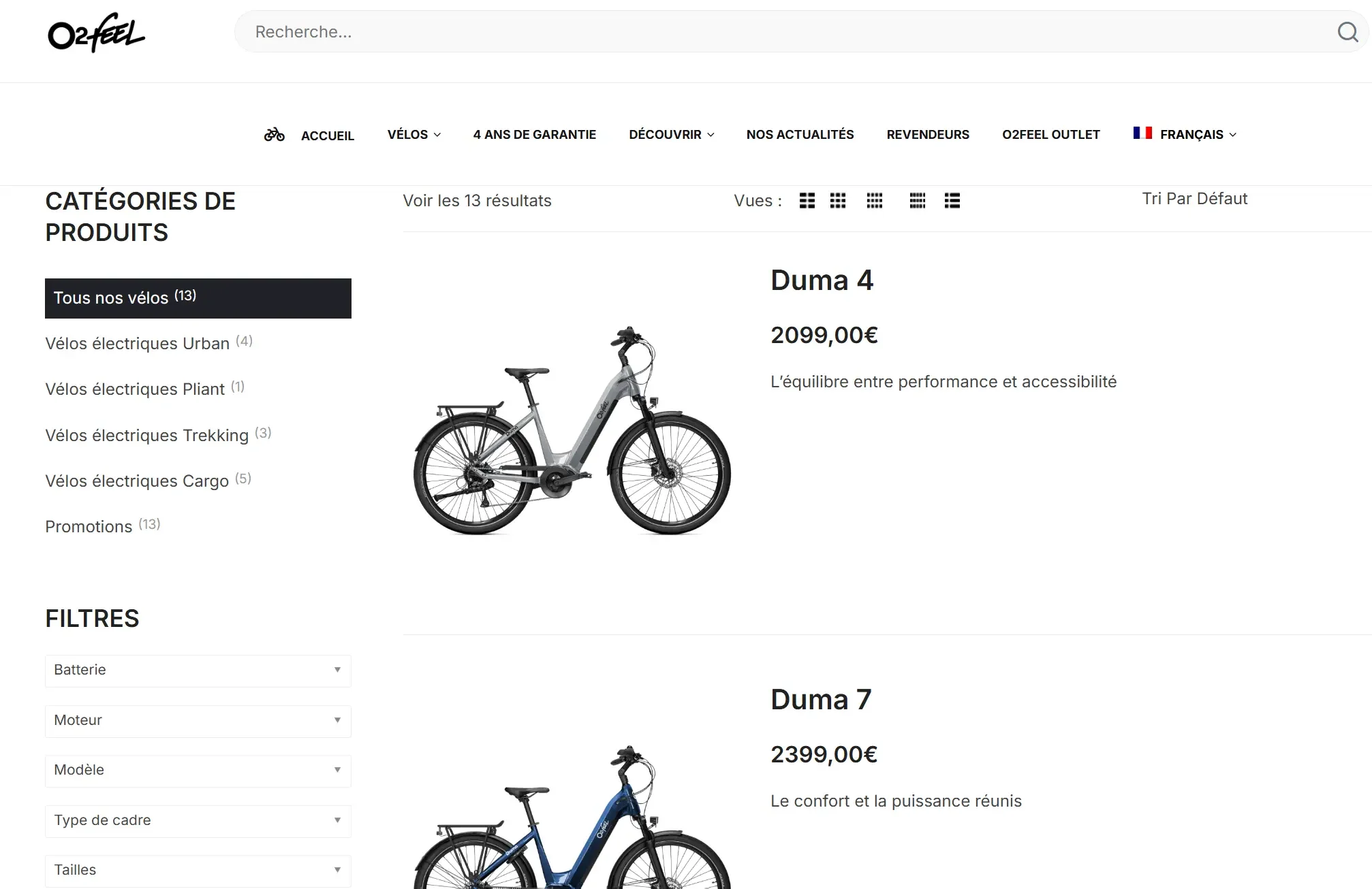 Avis sur les vélos électriques O2feel en 2026
